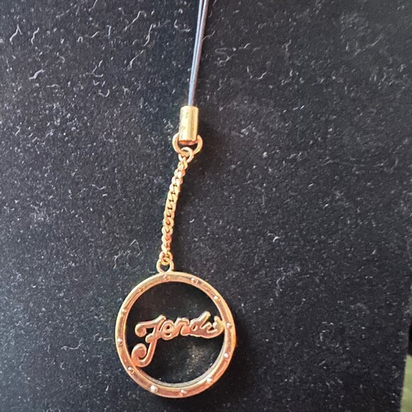 Fendi Roma Gold Plated Round Charm - EUC - Picture 1 of 3